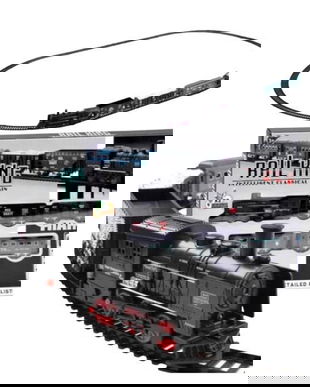 Trenulet electric RAIL KING negru