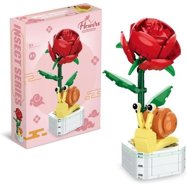 Set Construcție Trandafir cu Melc