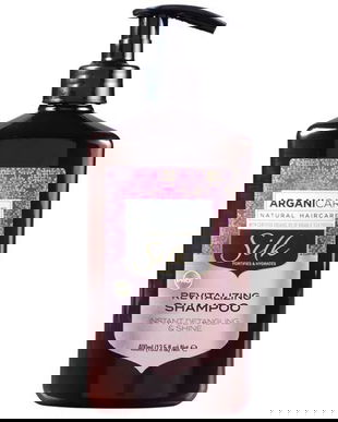 Sampon Revitalizant pentru Descurcare Instanta si Stralucire, cu Proteina de Matase - Arganicare Silk Revitalizing Shampoo Instant Detangling &amp;Shine, 400 ml