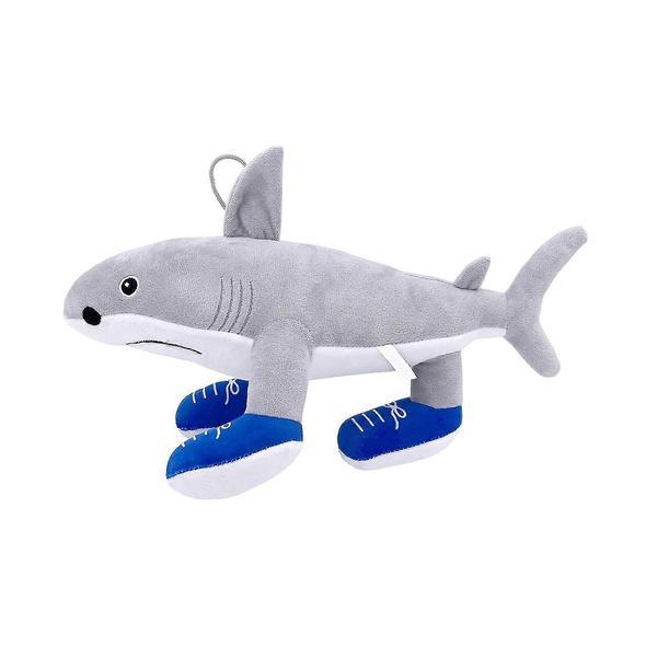 Jucărie pluș moale Brainrot Italian, model rechin cu picioare Tralalero Tralala , 35cm