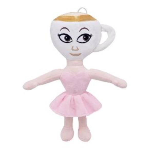 Jucărie de pluș pentru copii,model balerina Cappuccina, 25 cm
