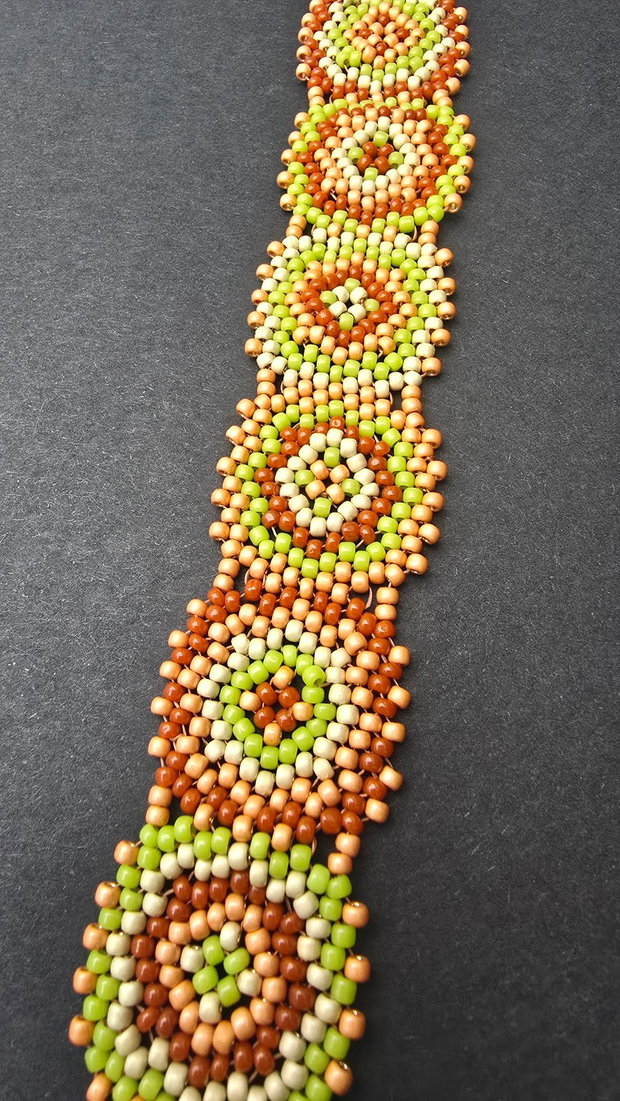 Brățară Granny Square Măr Copt