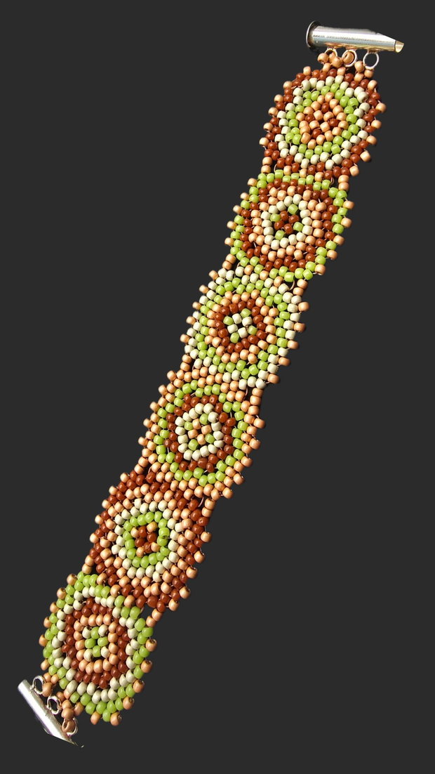 Brățară Granny Square Măr Copt