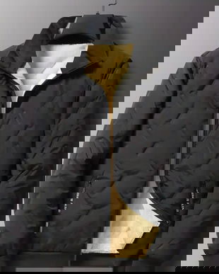 Geacă matlasată călduroasă pentru bărbatul stilat