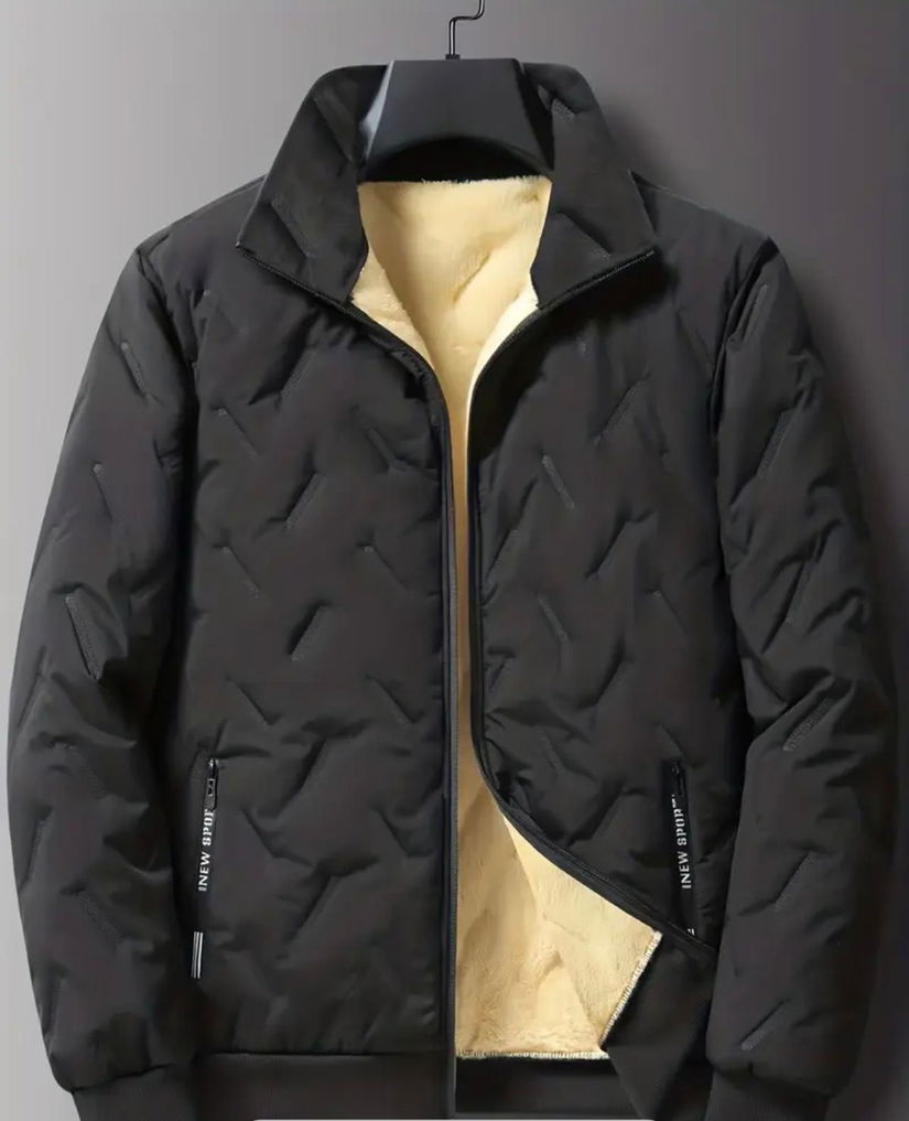 Geacă matlasată călduroasă pentru bărbatul stilat