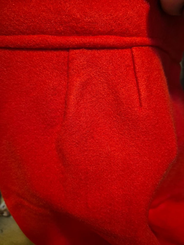 Pantaloni croiți manual din stofă