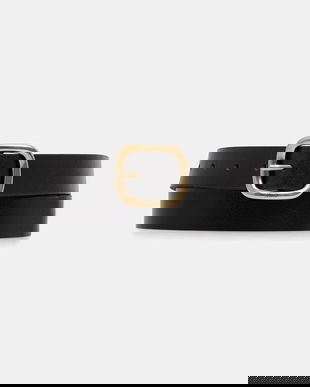 Levi's curea de piele CAMERON LONG LENGTH