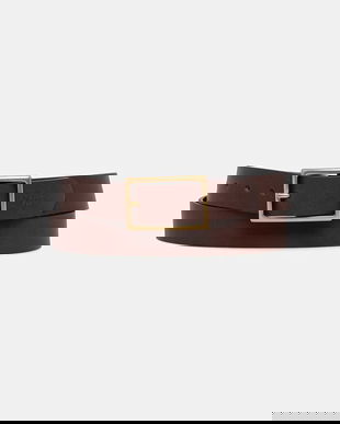 Levi's curea de piele RECTANGLE BUCKLE