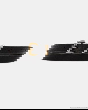 Levi's curea de piele DILLON NARROW