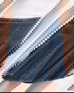 Levi's fustă jeans GODET MINI