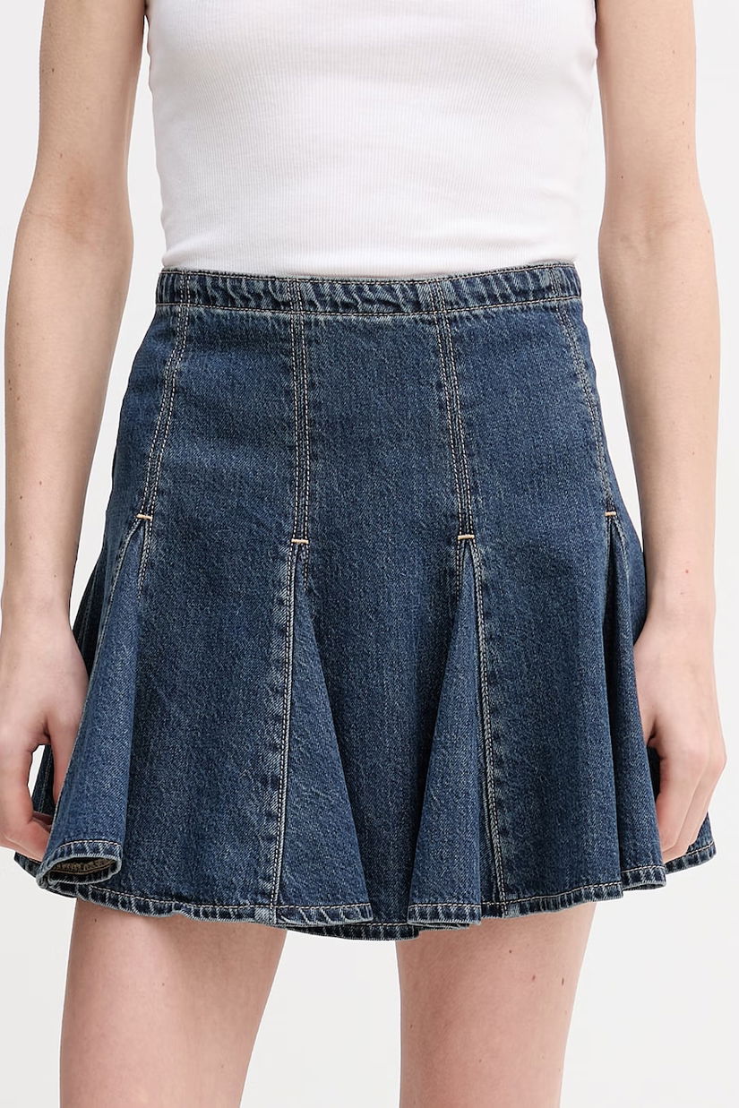Levi's fustă jeans GODET MINI