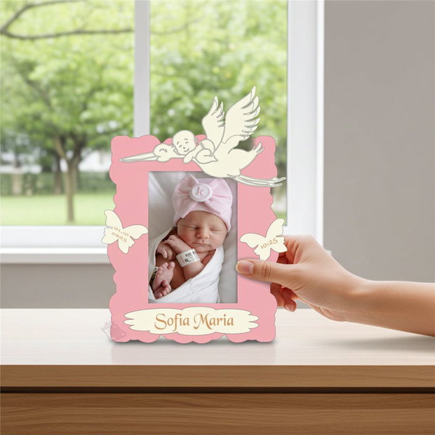 Rama bebelus personalizata,model Gravat