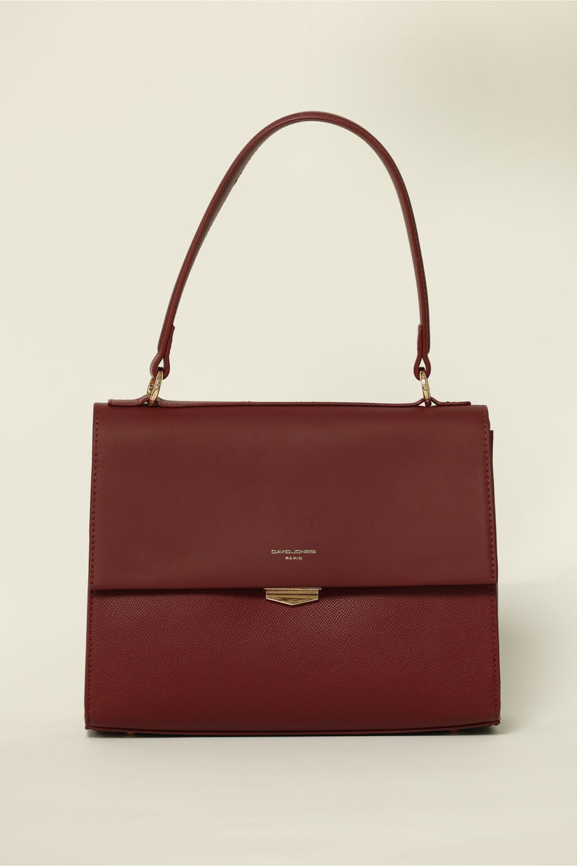 Geanta bordo model clasic cu inchidere metalica