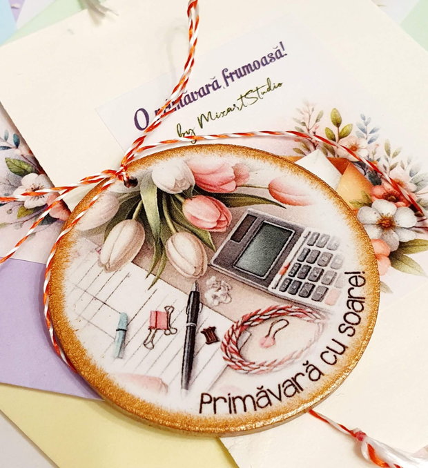 Martisor personalizat contabila