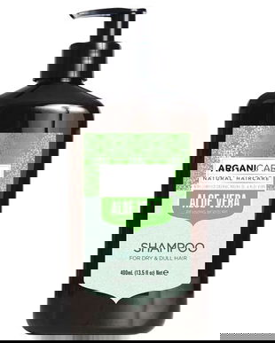 Sampon Hidratant cu Aloe Vera pentru Radacini Grase si Varfuri Uscate - Arganicare Aloe Vera Reviving Moisture Shampoo for Dry&amp;Dull Hair, 400 ml