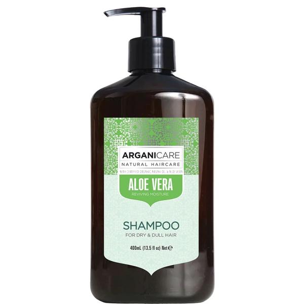 Sampon Hidratant cu Aloe Vera pentru Radacini Grase si Varfuri Uscate - Arganicare Aloe Vera Reviving Moisture Shampoo for Dry&amp;Dull Hair, 400 ml