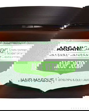 Masca Hidratanta cu Aloe Vera pentru Par Uscat si Lipsit de Stralucire - Arganicare Aloe Vera Reviving Moisture Hair Masque for Dry&amp;Dull Hair, 500 ml