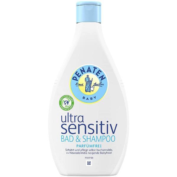 Sampon si spuma de baie pentru bebelusi, Ultra Sensitiv, Penaten, 400ml