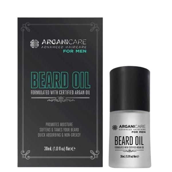 Ulei pentru Barba cu Ulei de Argan Certificat Organic - Arganicare For Men Beard Oil, 30 ml
