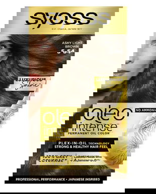 Vopsea de Par Demi-permanenta - Syoss Professional Performance Oleo Intense Permanent Oil Color, nuanta 5-54 Saten Deschis Cenusiu