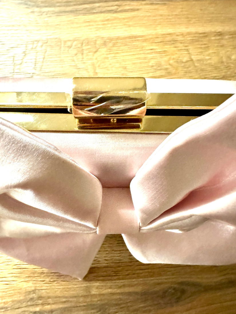 Motf elegant bow decor evening clutch