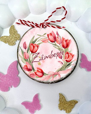 Martisor personalizat - lalele
