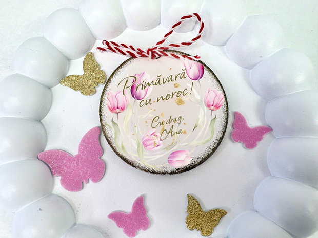 Martisor personalizat - lalele