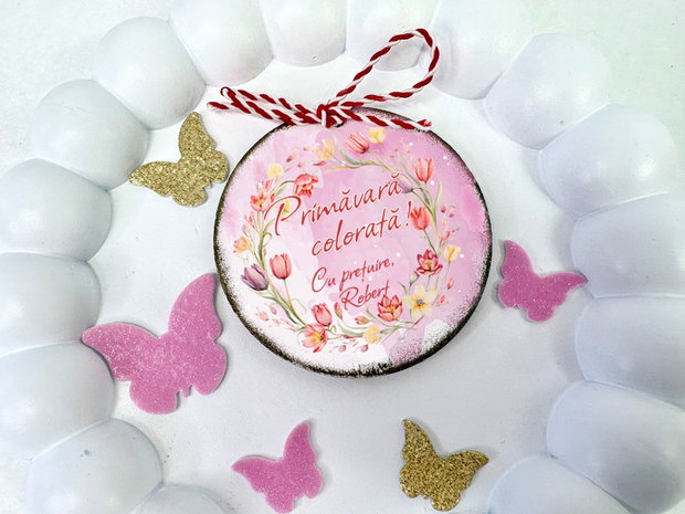 Martisor personalizat - lalele