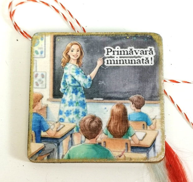 Martisor personalziat profesoara, invatatoare, diriginta