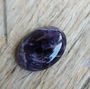 Cabochon ametist, 30x22 mm