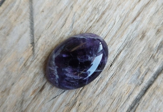 Cabochon ametist, 30x22 mm