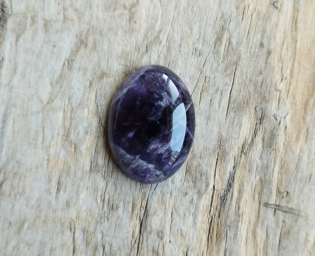 Cabochon ametist, 30x22 mm