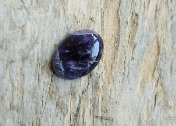 Cabochon ametist, 30x22 mm