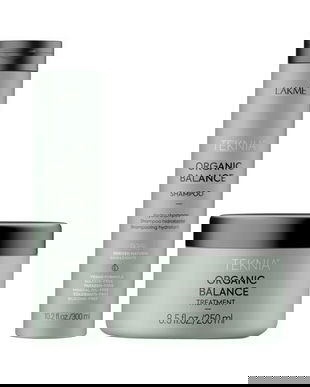 Set pentru hidratare intensiva, Lakme, Organic Balance, Shampoo 300ml + Mask 250ml