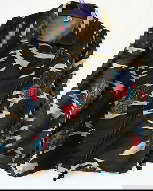 jacheta camuflaj cu trandafiri , Ka Diya , 4XL