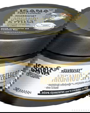 Mască de păr și &icirc;ngrijire cu ulei de argan, pentru păr uscat, Isana Professional, 250 ml