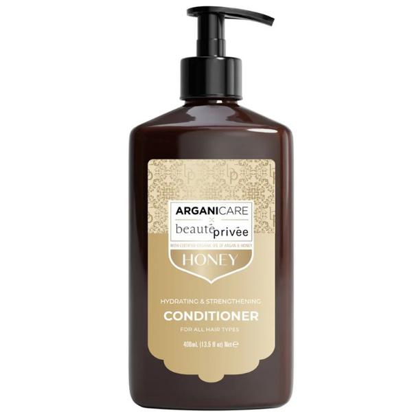Balsam Hidratant si Fortifiant, cu Ulei de Argan si Miere - Arganicare Beaute Privee Hydrating &amp; Strengthening Conditioner with Argan Oil &amp; Honey, 400 ml