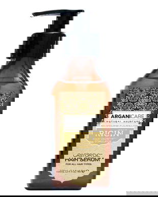 Serum Protector si Regenerant cu Ulei de Ricin pentru Toate Tipurile de Par - Arganicare, 100 ml