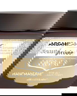 Masca Hidratant si Fortifiant pentru Par, cu Ulei de Argan si Miere - Arganicare Beaute Privee Hydrating &amp; Strengthening Hair Masque with Argan Oil &amp; Honey, 500 ml
