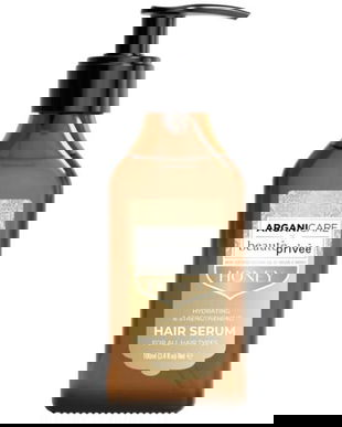 Ser Hidratant si Fortifiant pentru Par, cu Ulei de Argan si Miere - Arganicare Beaute Privee Hydrating &amp; Strengthening Hair Serum with Argan Oil &amp; Honey, 100 ml