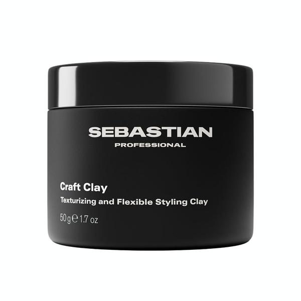 Ceara de Par pentru Textura si Fixare Flexibila pentru Par Scurt si Mediu - Sebastian Professional Craft Clay Texturizing &amp; Flexible Styling Clay, 50 g