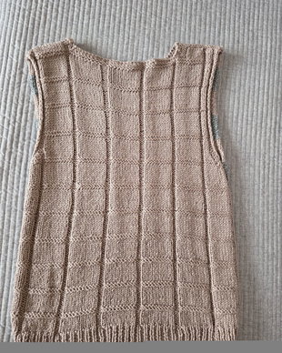 Vesta crosetata manual lana 100%