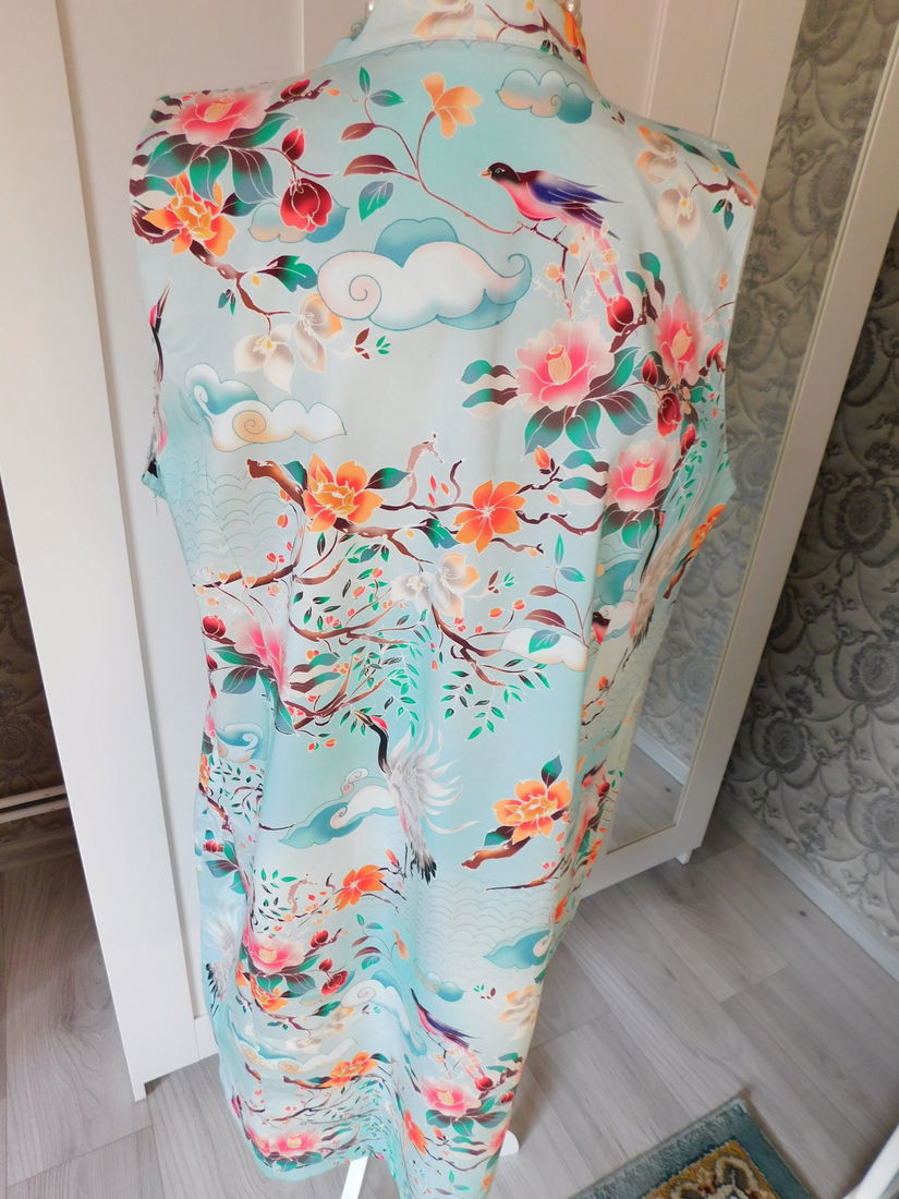 Rochie  noua Germania, bumbac, imprimeu deosebit, masura  52