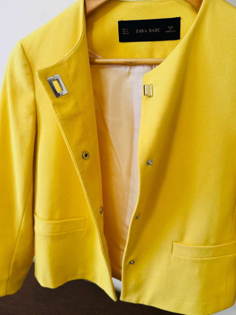 Sacou galben Zara - marime S