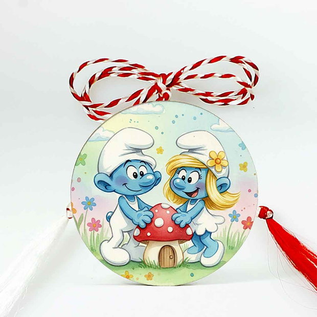 Martisor cu Ștrumfi