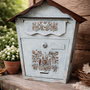 Cutie poștală decorată manual  casuță poștală vintage cu model traditional