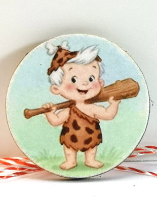 Martisor pentru copii , personaje din desene animate - Bamm-Bamm Rubble