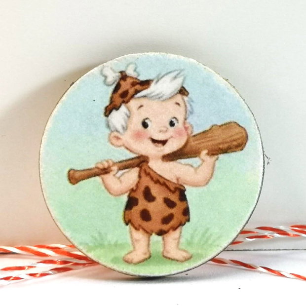 Martisor pentru copii , personaje din desene animate - Bamm-Bamm Rubble