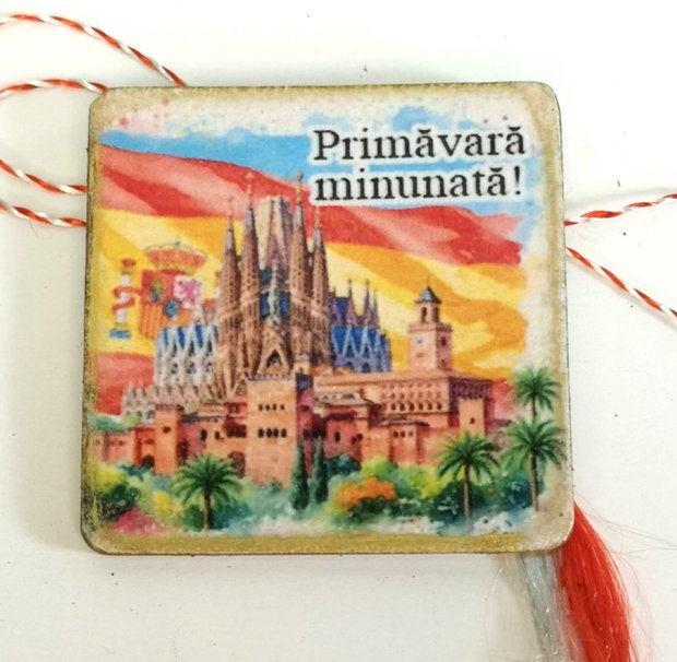Martisor personalizat profesoara spaniola