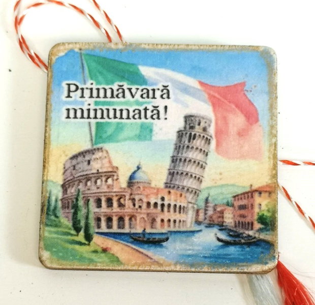 Martisor personalizat profesoara italiana